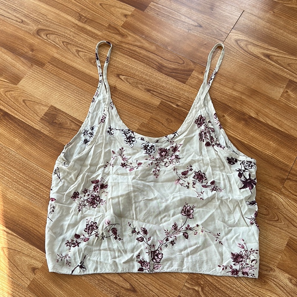 Brandy Melville floral tank top